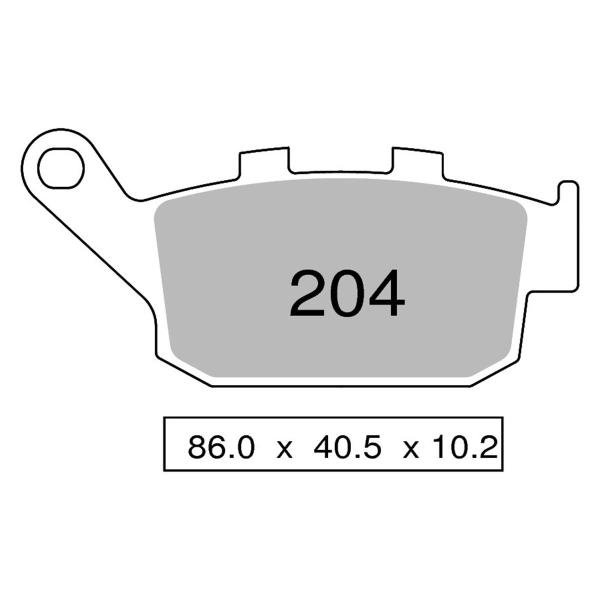 Pastiglie freno posteriori TROFEO Organica Buell Blast 500 2001-2009