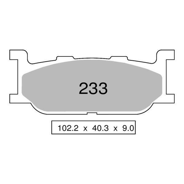 Pastiglie freno anteriori TROFEO Organica Yamaha Tmax 500 2001-2003