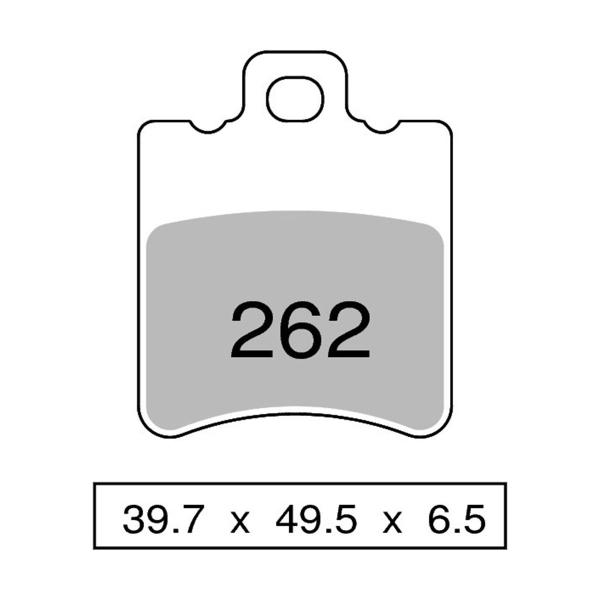 Pastiglie freno anteriori TROFEO Organica Beta Chrono 50 13/502 1994