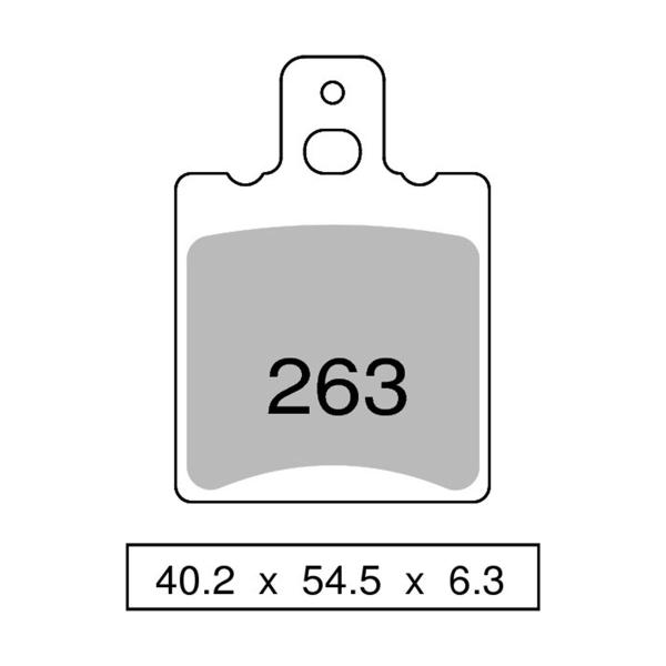 Pastiglie freno anteriori TROFEO Organica Aprilia SR50 1993-1996