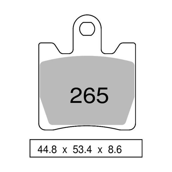 Pastiglie freno anteriori TROFEO Organica Suzuki AN250 Burgman ie 2001-2002