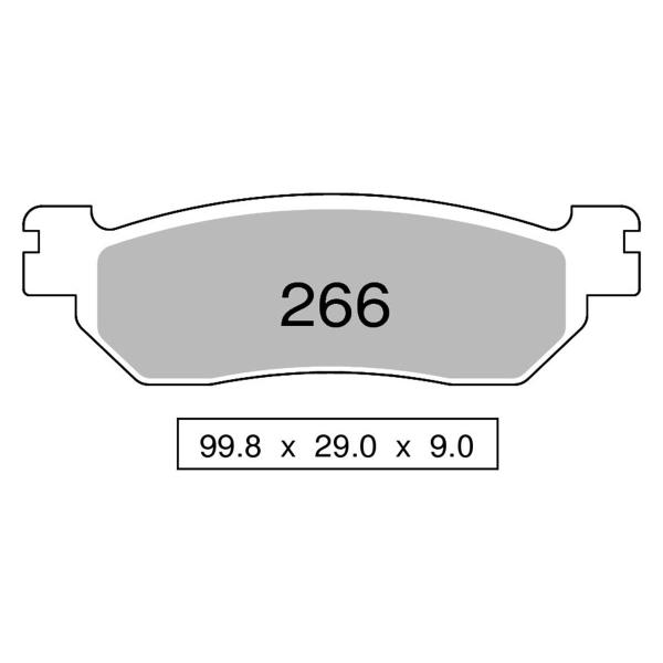 TROFEO front brake pads sintered Yamaha Crypton T-105 1997-1999