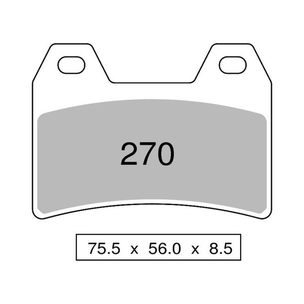TROFEO front brake pads sintered KTM LC8 1190 Adventure/R 2013-2016