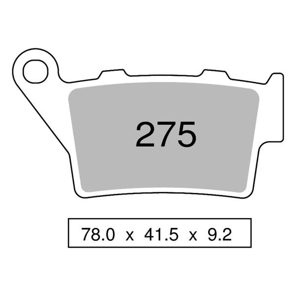 Pastiglie freno posteriori TROFEO Sinterizzata Off-Road Husqvarna TE410 1995-2000