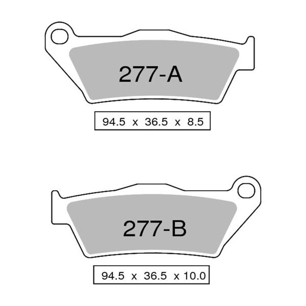 Pastiglie freno posteriori TROFEO Sinterizzata BMW K1300GT 2009