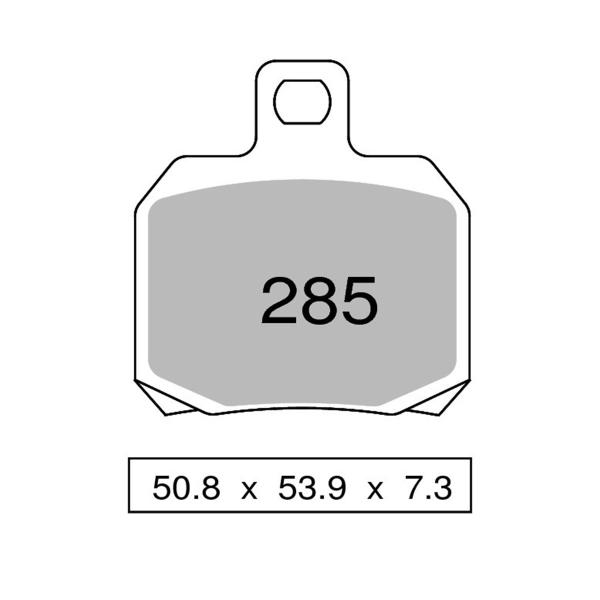 Pastiglie freno posteriori TROFEO Organica QJ Motor SRT800X 2024