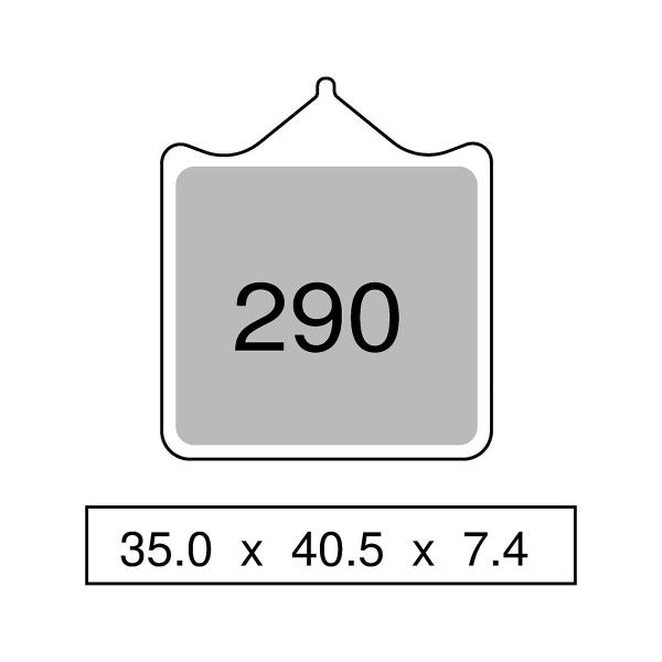 Pastiglie freno anteriori TROFEO Sinterizzata KTM LC4 690 SMC/SMC R 2008-2016