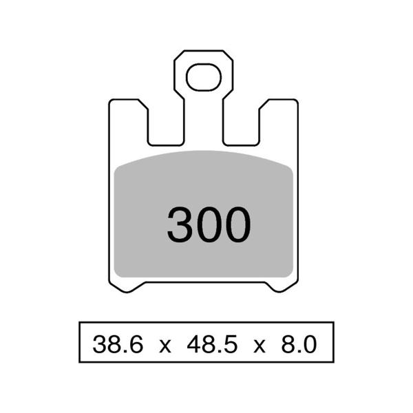 Pastiglie freno anteriori TROFEO Sinterizzata Derbi Mulhacen 659 2006