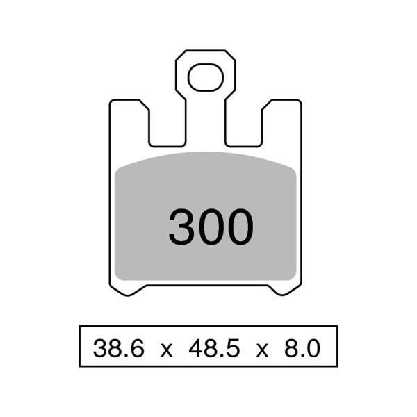 TROFEO front brake pads sintered Ceramic Kawasaki ZX6R Ninja 600/636 2003-2004