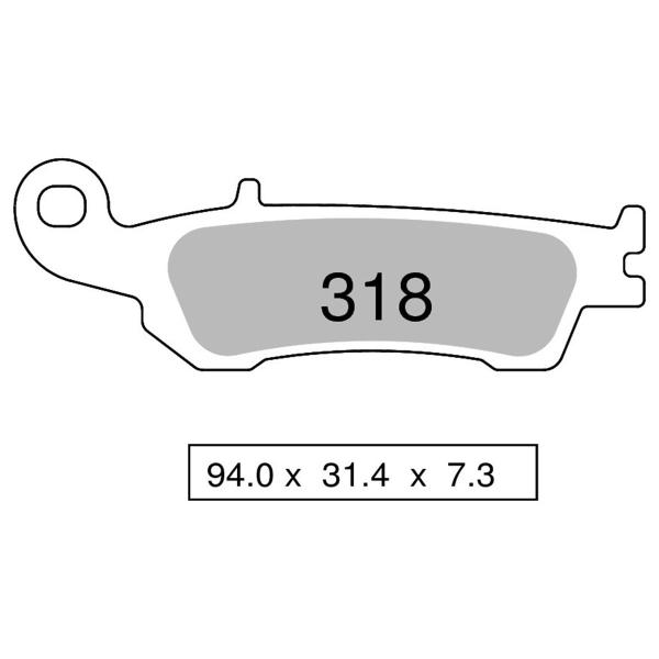 Pastiglie freno anteriori TROFEO Sinterizzata Off-Road Fantic XE125 2020-2024