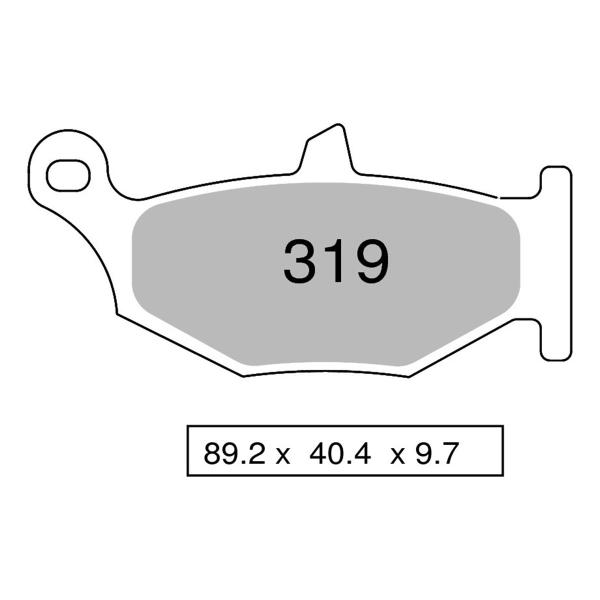 TROFEO rear brake pads sintered Suzuki GSXR1000 2007-2008