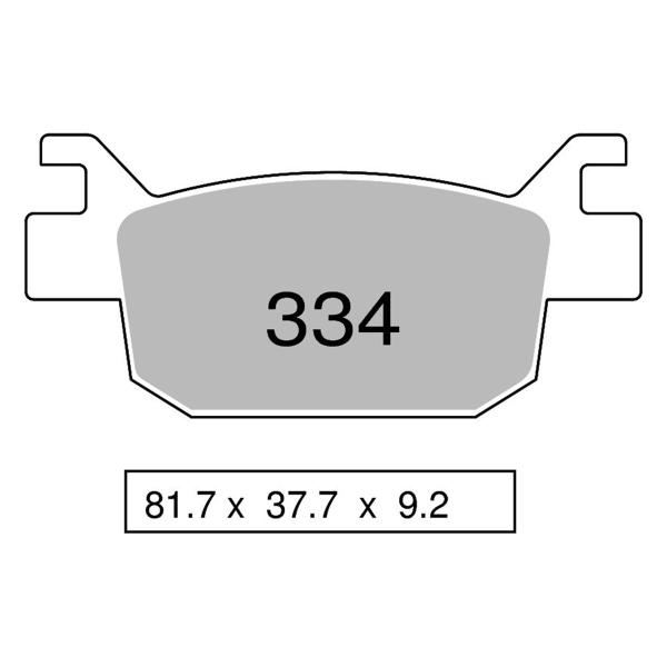 Pastiglie freno posteriori TROFEO Organica Benelli TRK251 2019-2024