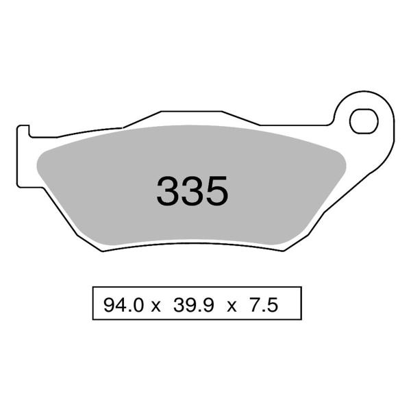 TROFEO front brake pads organic Yamaha Xmax 125 2006-2009