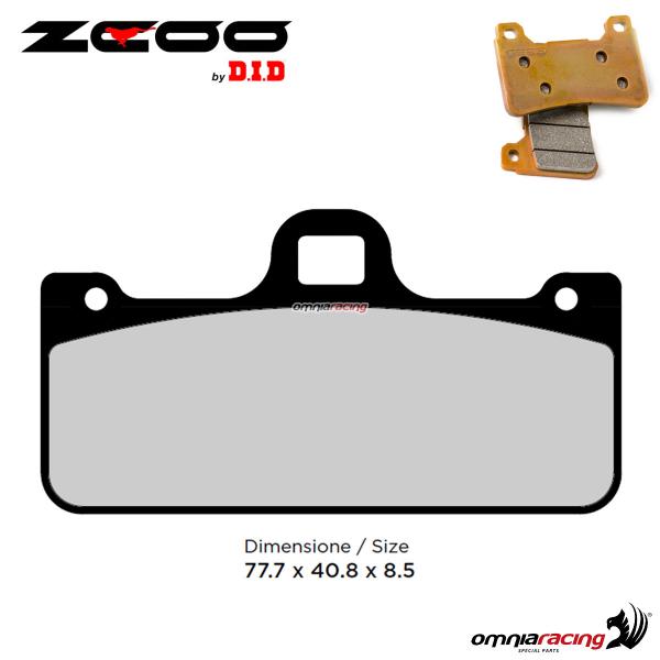 ZCOO B004 EXC pastiglie freno sinterizzate anteriori per PINZA BREMBO RACING X973760/61 P4 32/36