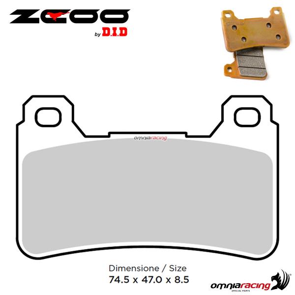 ZCOO T005 EX pastiglie freno sinterizzate anteriori per Honda CBR1000RR ABS 2009>