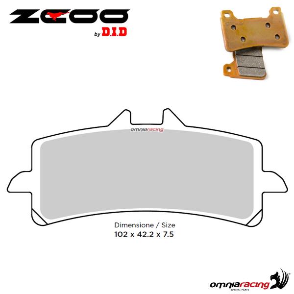 ZCOO B005 EX pastiglie freno sinterizzate anteriori per KTM 990 SUPERMOTO R 2010>