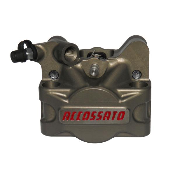 Pinza freno sinistra radiale Accossato ricavata CNC 60mm pastiglie OR