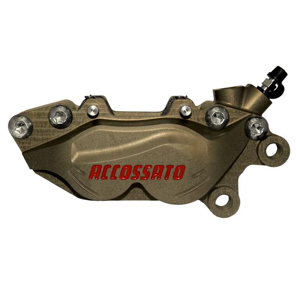 Pinza freno destra Assiale 2 Pastiglie CNC Accossato 40mm pastiglie ST