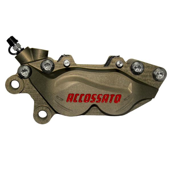 Accossato left axial Brake 2p Caliper CNC with 40mm OR pads