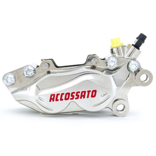 Accossato nickel right axial Brake 2p Caliper CNC with 40mm ST pads