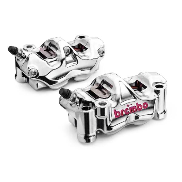 Coppia pinze freno anteriori Brembo Racing GP4RX interasse 130mm