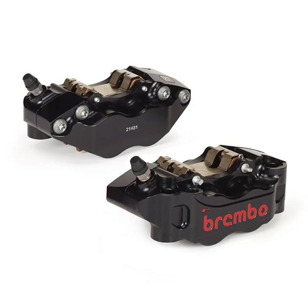 Coppia pinze freno anteriori Brembo Racing GP4RB interasse 100mm