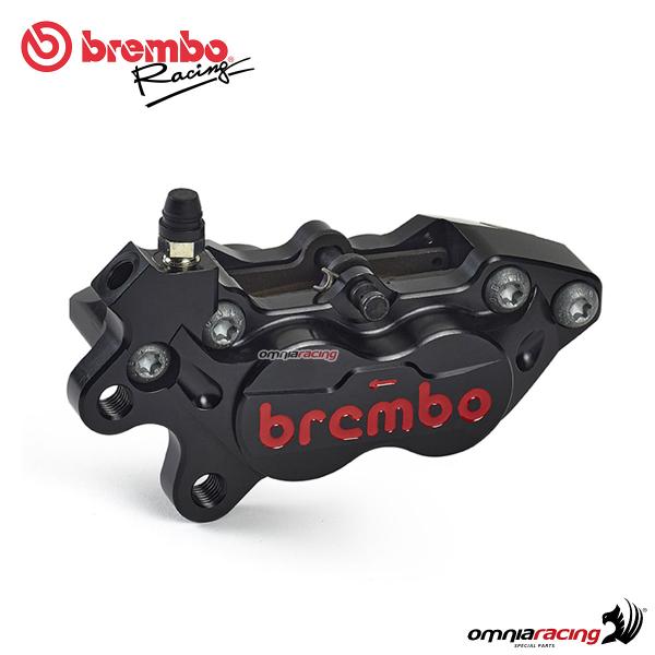 Brembo Racing pinza freno assiale Sinistra CNC P4-40RR SX 40mm con pastiglie colore nero