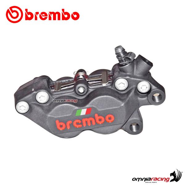 Pinza freno anteriore destra Brembo P4-40C DX nera interasse 40mm