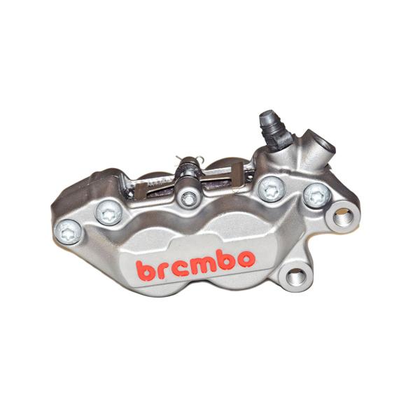 Pinza freno anteriore destra Brembo P4-40R DX Titanio interasse 40mm