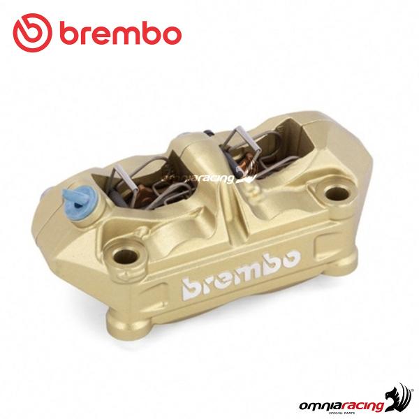 Brembo radial brake caliper left front P4 34 B Gold Color 100mm mounting