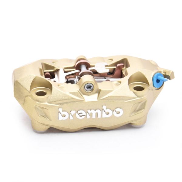Pinza freno anteriore Destra Brembo M4.32 B DX Oro interasse 100mm