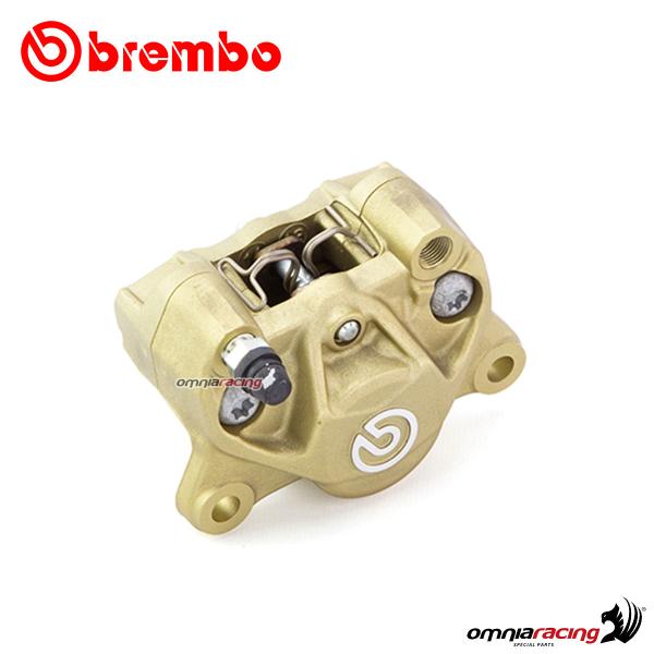 Pinza freno posteriore sinistra Brembo P2.32 K SX Oro interasse 84mm