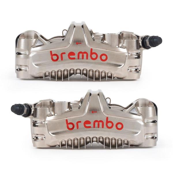 Coppia pinze radiali Brembo Racing GP4MS monoblocco GP4-MS 100mm alettate