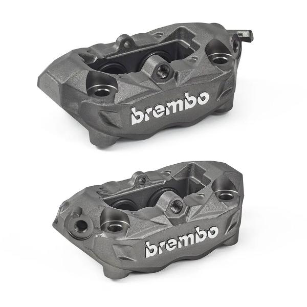 Coppia pinze freno anteriori Brembo OE M4.32 100mm