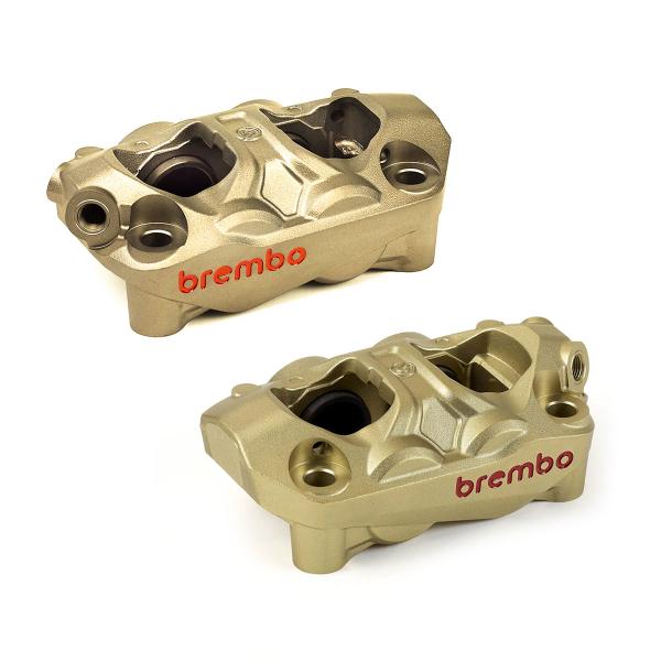 Brembo Hypure brake calipers gold 100mm