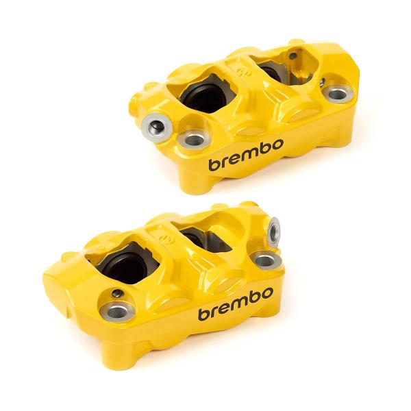 Brembo Hypure brake calipers Yellow 100mm