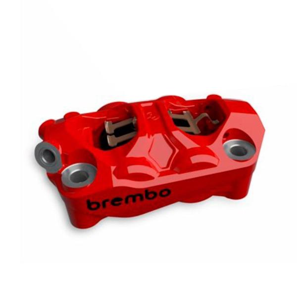 Brembo Hypure left red radial brake caliper 100mm wheelbase