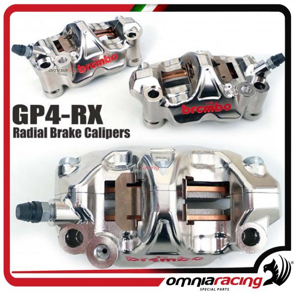 Kit Pinze Radiali Brembo Racing GP4-RX cnc con Pastiglie interasse 130mm Yamaha R1 2009/14