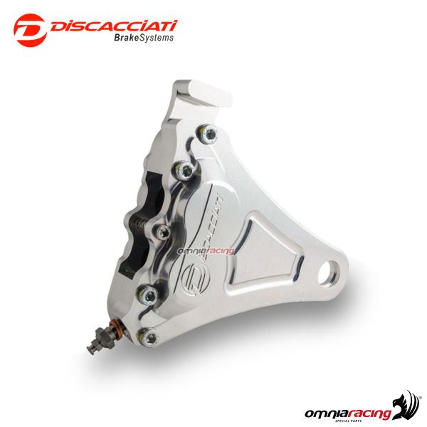 Rear Discacciati caliper 4 pistons mirror polished for Harley Davidson Softail 2006>