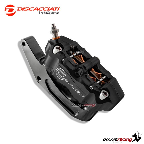 kit Pinza radiale Discacciati anteriore destra nera 292mm per Harley Davidson mono disco