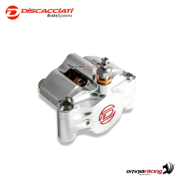 Kit pinza freno posteriore con staffa Discacciati colore argento per Ducati hypermotard 1100