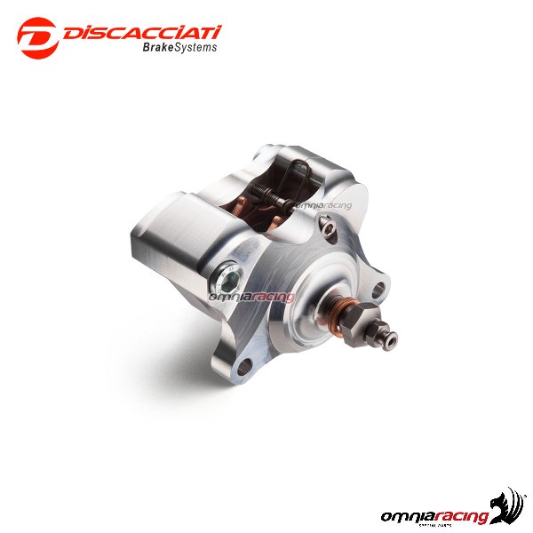 Pinza posteriore DIscacciati 2 pistoni argento interasse 64mm