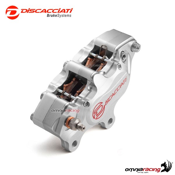 Pinza assiale Discacciati a 6 pistoni 34mm anteriore destra argento Triumph Rocket III/Thunderbird