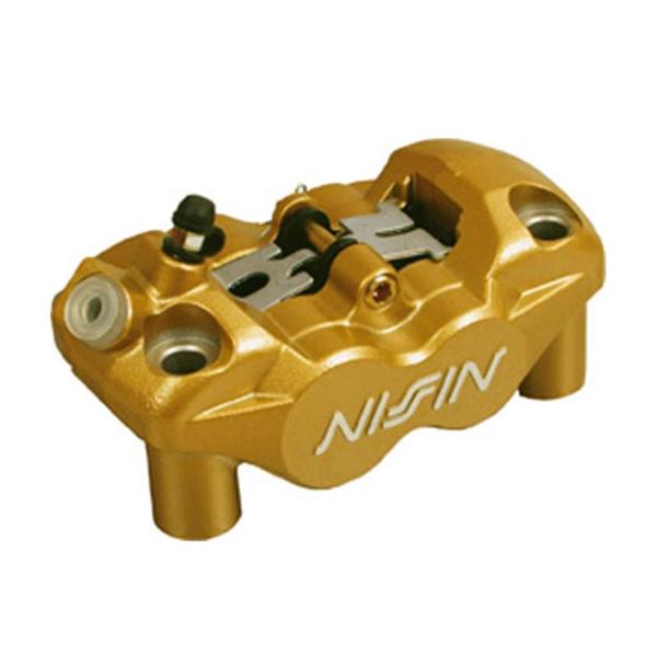Nissin P4 front brake caliper gold radial left wheelbase 108mm