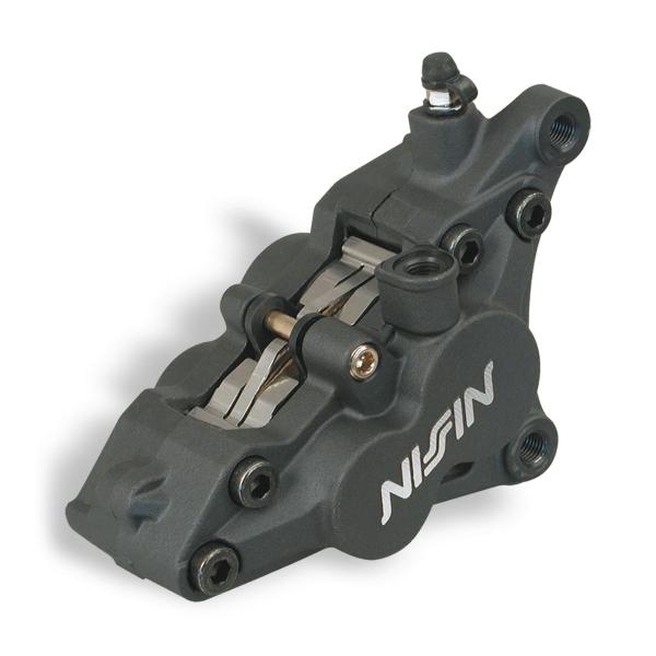 Nissin P4 front brake caliper black axial right wheelbase 90mm