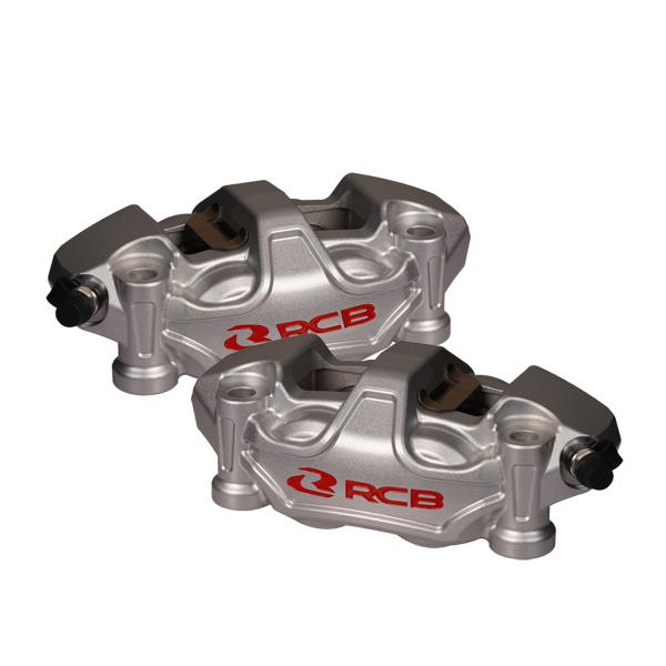 RCB R34 radial brake calipers 108mm Silver