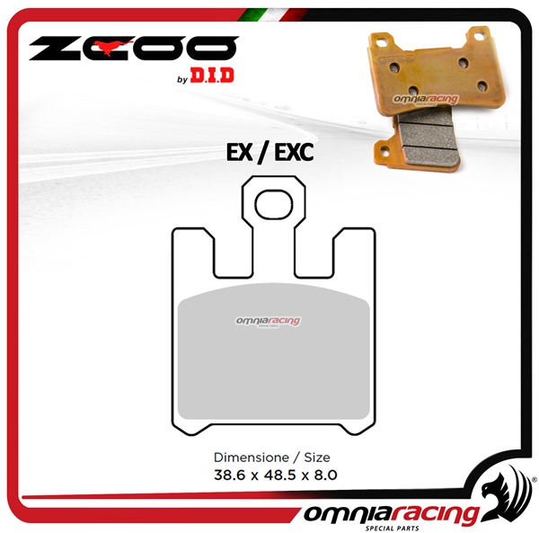 ZCOO T003 EX pastiglie freno sinterizzate anteriori per Suzuki GSXR1000 2003>