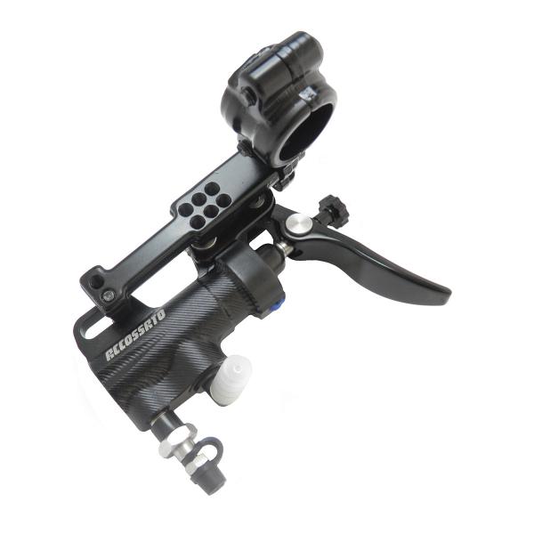 Pompa freno a pollice Accossato pistone 10,5 mm leva corta e staffa di supporto