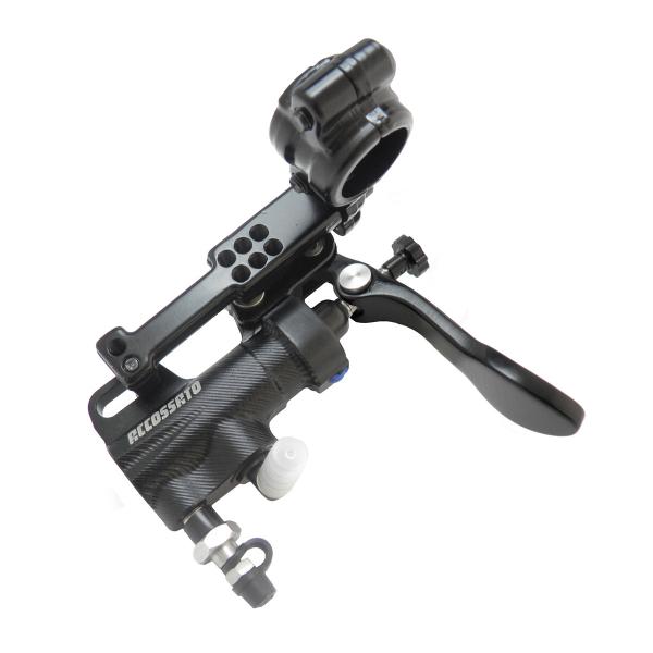 Accossato thumb brake master cylinder piston 10,5mm with long lever and bracket