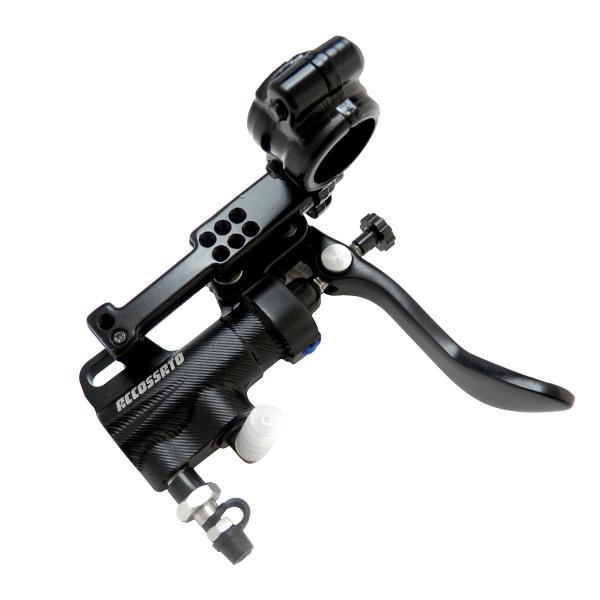 Accossato thumb brake master cylinder piston 10,5mm with bent lever and bracket